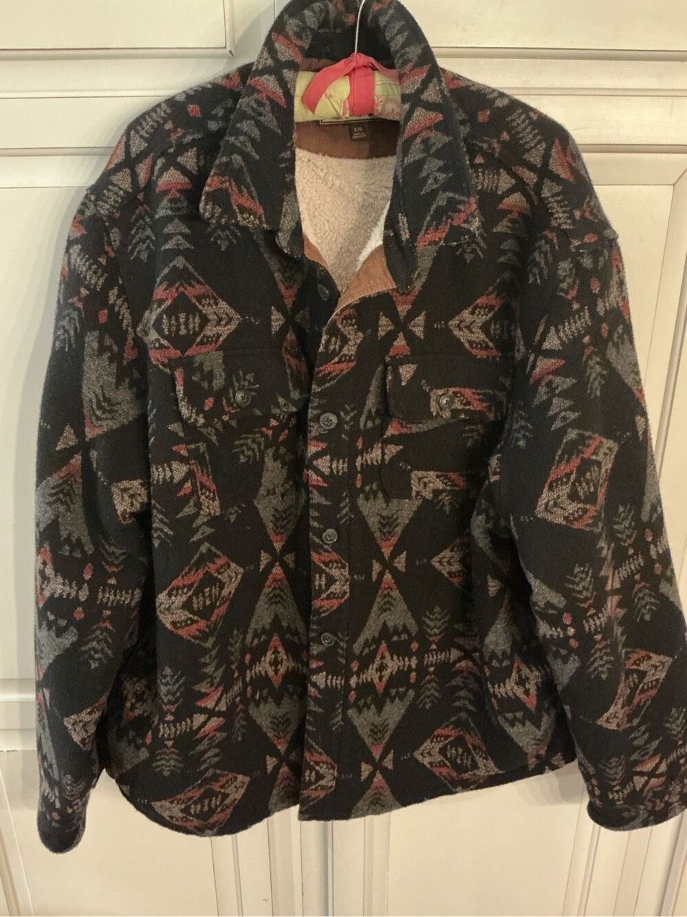 Jachs New York Southwestern Wool Blend Shirt Shacket Sz 2XL